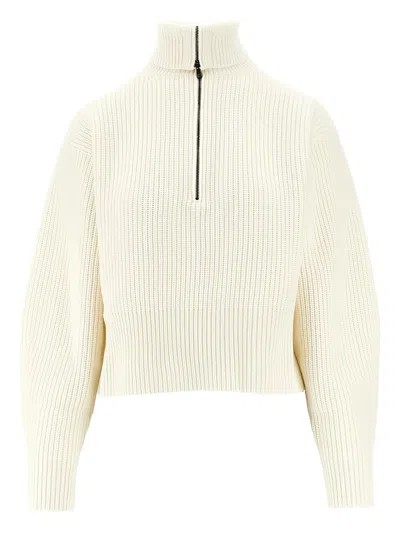 MAX MARA MAX MARA "NADAR" HALF ZIP SWEATER