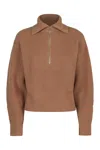 Max Mara Nadar Sweater In Wool And Cashmere In Brown