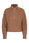 Max Mara Nadar Sweater In Wool And Cashmere In Brown