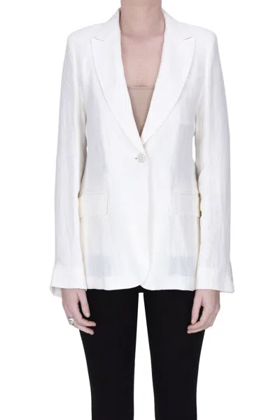 Max Mara Nalut Blazer In Ivory