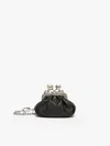 Max Mara Nano Nappa Leather Pasticcino Bag In Black