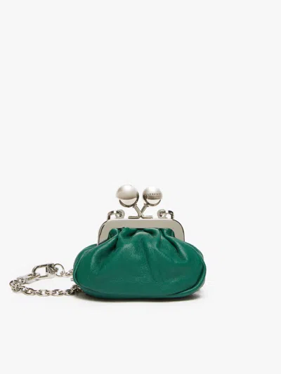 Max Mara Nano Nappa Leather Pasticcino Bag In Green