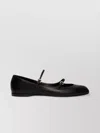 Max Mara Circus Double-strap Ballerina Shoes In Black