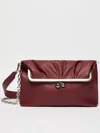 Max Mara Nappa Leather Clutch-style Pasticcino Bag In Red