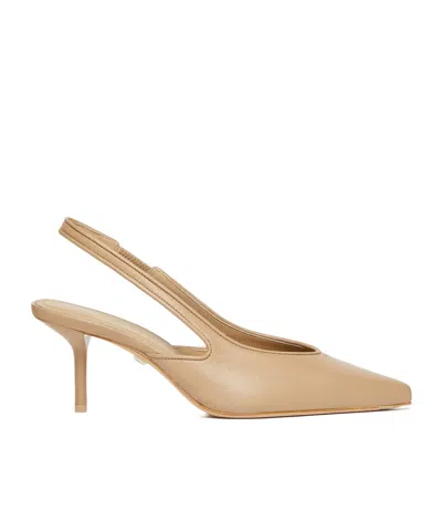 Max Mara Nappa Leather Slingbacks