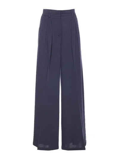 Max Mara Natale Pants In Blue