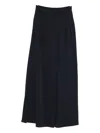 Max Mara Wool Jersey Trousers In Blue