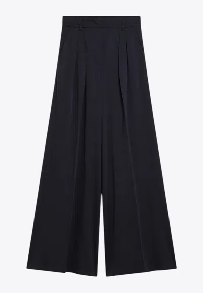 MAX MARA NATALE WOOL WIDE-LEG PANTS