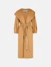 Max Mara 'natalin' Beige Camel Coat In Beige