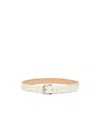 Max Mara Natural Leather Belt In Neutral