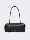 Max Mara Cross-body Satchel Folded Sides In Black
