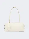 Max Mara Top-handle Zip-fastening Shoulder Bag In White