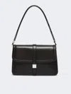 Max Mara Natural Leather Handbag In Black