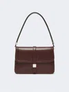 Max Mara Natural Leather Handbag In Brown