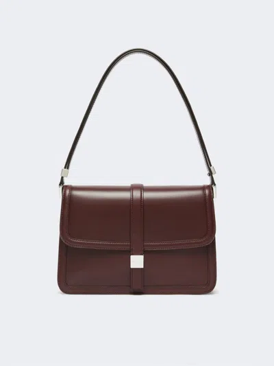 Max Mara Natural Leather Handbag In Brown