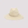 Max Mara Wide Brim Hat With Structured Crown In Natural
