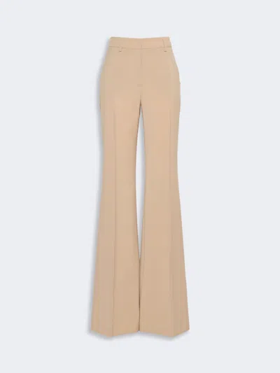 Max Mara Natural Stretch Pure Wool Flared Trousers
