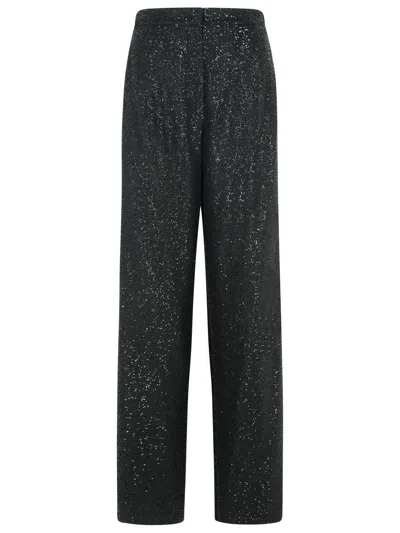 MAX MARA MAX MARA 'NAVIGLI' BLACK VISCOSE BLEND PANTS WOMEN