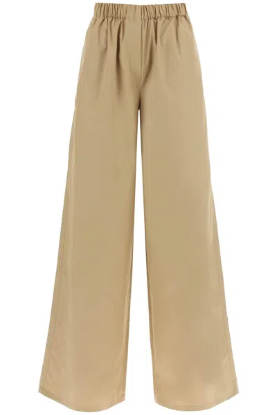 Max Mara "navigli Cotton Poplin Trous In Khaki