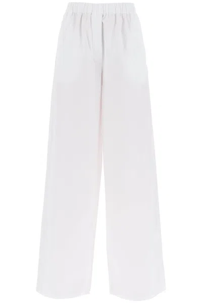 Max Mara "navigli Cotton Poplin Trous In White