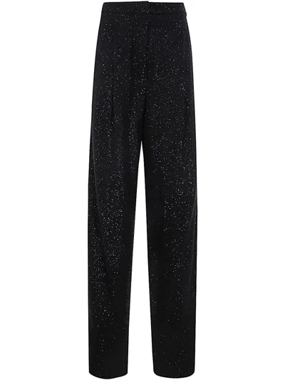 Max Mara Navigli Over Trousers In Black