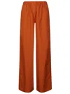 Max Mara Navigli High-rise Cotton Wide-leg Pants In Orange