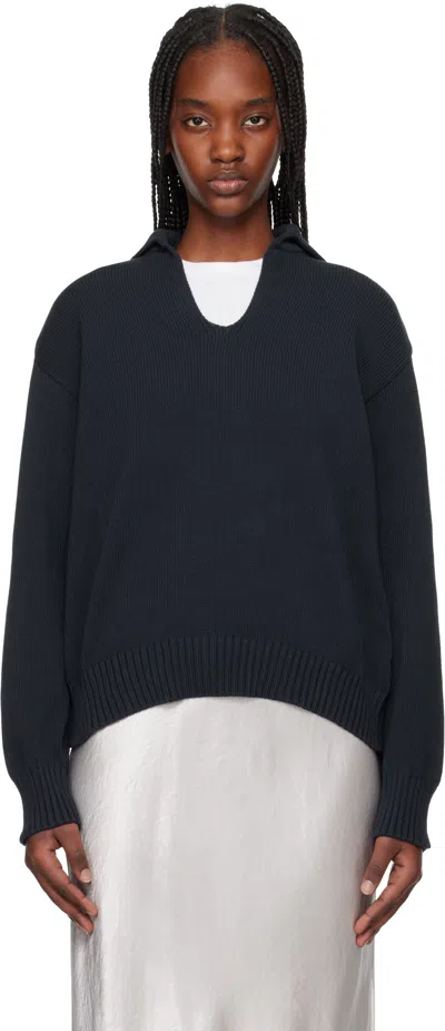Max Mara Navy Billy Polo In 003 Navy