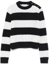 Max Mara Navy Blue Alfeo Sweater In Blue