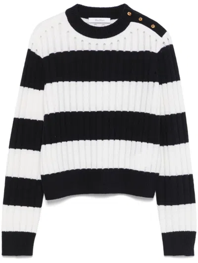 Max Mara Navy Blue Alfeo Sweater