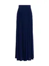 Max Mara Wide-leg High Waist Pleated Slit Trousers