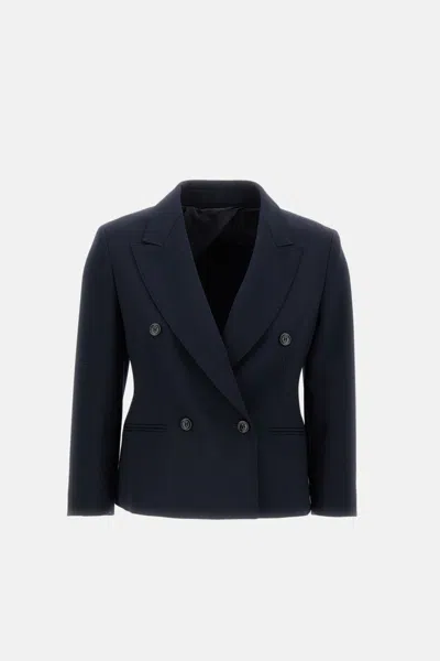 Max Mara Navy Blue Dorico Blazer
