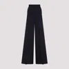 Max Mara Womens Ultramarine Osol Wide-leg Ribbed Stretch-wool Trousers In Navy Blue