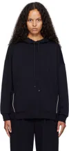 MAX MARA NAVY FLIPPER HOODIE