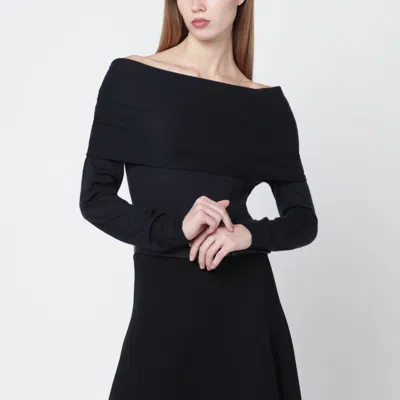 Max Mara Navy Lightweight Cashmere Sweater In Black