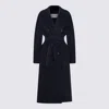 Max Mara Navy Wool Madame Coat