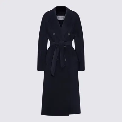 Max Mara Navy Wool Madame Coat
