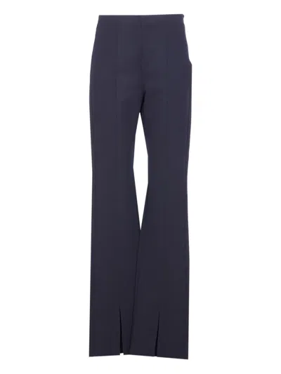 Max Mara Nebbia Trousers In Blue