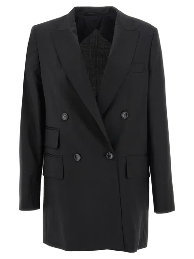 Max Mara 'nebbie' Blazer In Black