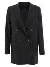 Max Mara Nebbie' Blazer In Black
