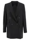 Max Mara Kent Double-breasted Coat In Black