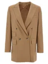 Max Mara Nebbie Blazer And Suits Beige In Brown