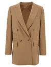 Max Mara Nebbie Blazer In Camel