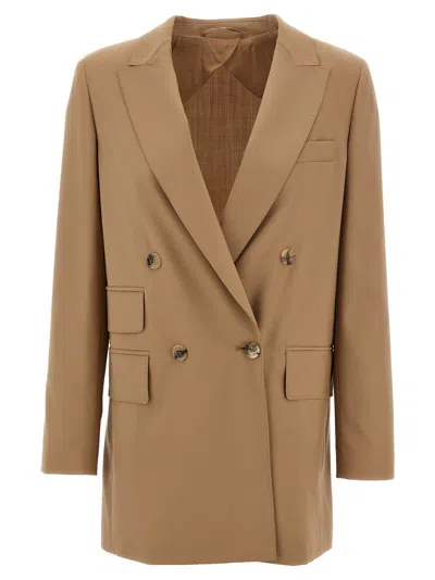 Max Mara Nebbie Blazer In Camel