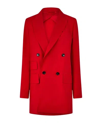 Max Mara Nebbie Blazer In Red