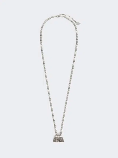 Max Mara Necklace With Pasticcino Bag Pendant In Black