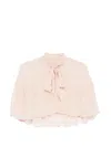 Max Mara Negozi Cape Shirt In Neutral
