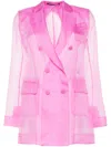 Max Mara 'black Negrar Blazer In Rosa