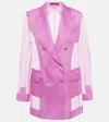 Max Mara 'black Negrar Blazer In Pink