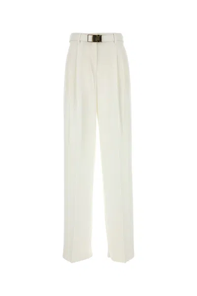 Max Mara White Triacetate Blend Neottia Pant
