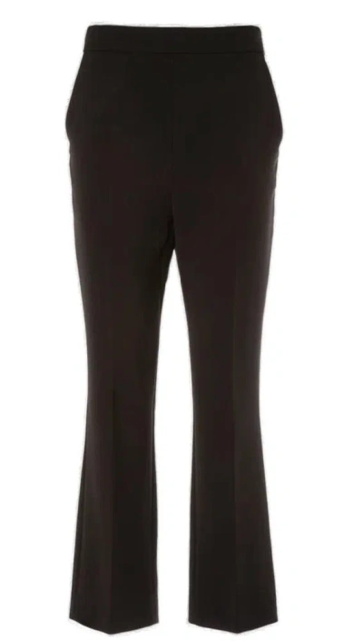 Max Mara Nepeta Cropped Trousers In Black